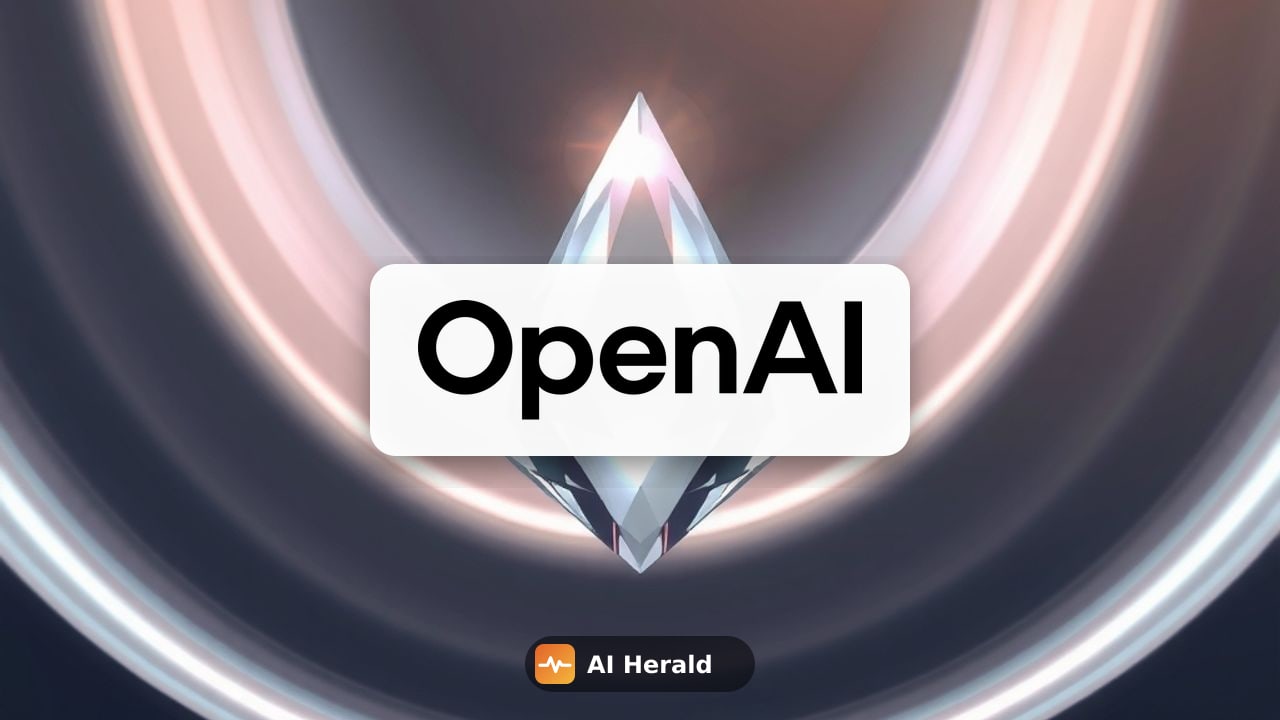 abstract prism with glowing rings representing a new AI model